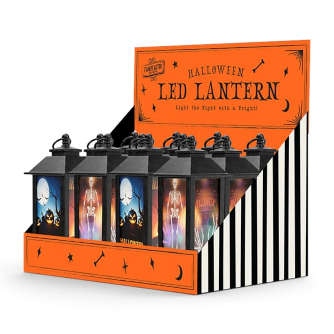 Wholesale Halloween LED Lantern 13*5* 5CM CDU | Wholesale Direct