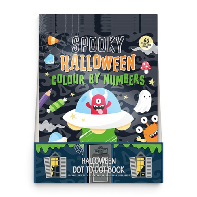 Wholesale Halloween Colour Book By Numbers CDU | Wholesale Direct