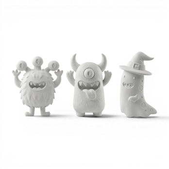 Wholesale Halloween Paint Your Own Mini Figurine | Wholesale Direct