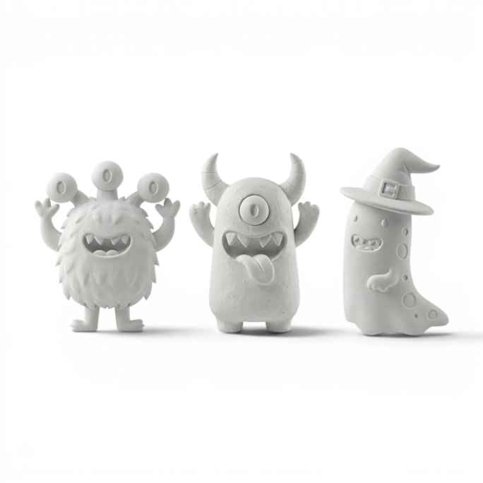 Wholesale Halloween Paint Your Own Mini Figurine | Wholesale Direct