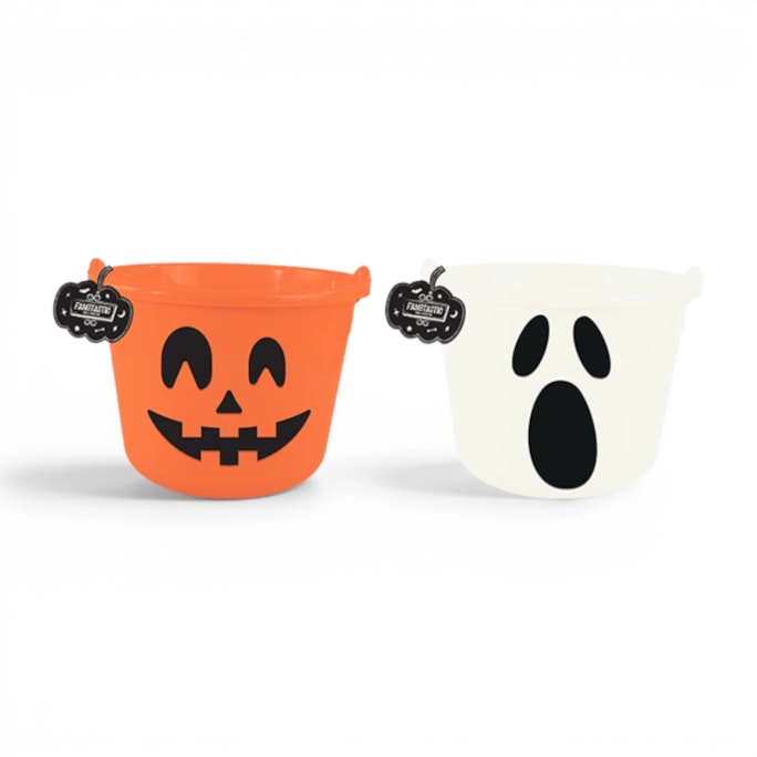 Wholesale Halloween Face Treat Bucket | Wholesale Direct