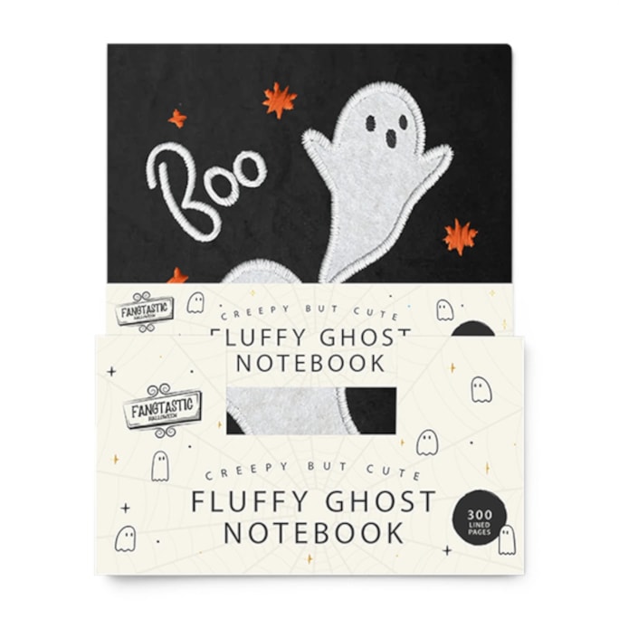 Wholesale Halloween Fluffy Ghost Notebook CDU | Wholesale Direct