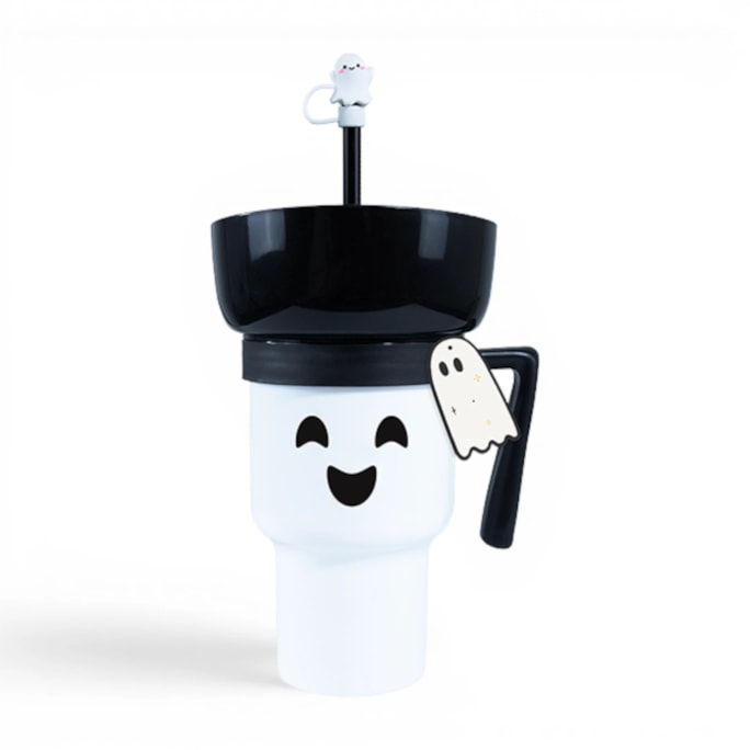 Wholesale Halloween Spooky Snack Tumbler With Straw Topper 850ml | Wholesale Direct Wholesale Halloween Spooky Snack Tumbler With Straw Topper 850ml | Wholesale Direct