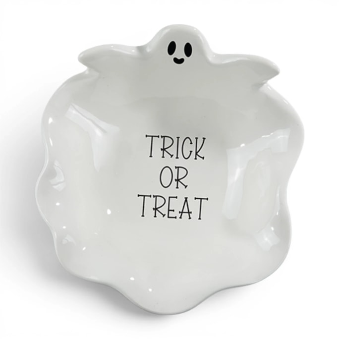 Wholesale Halloween Slogan Ghost Bowl | Wholesale Direct Wholesale Halloween Slogan Ghost Bowl | Wholesale Direct