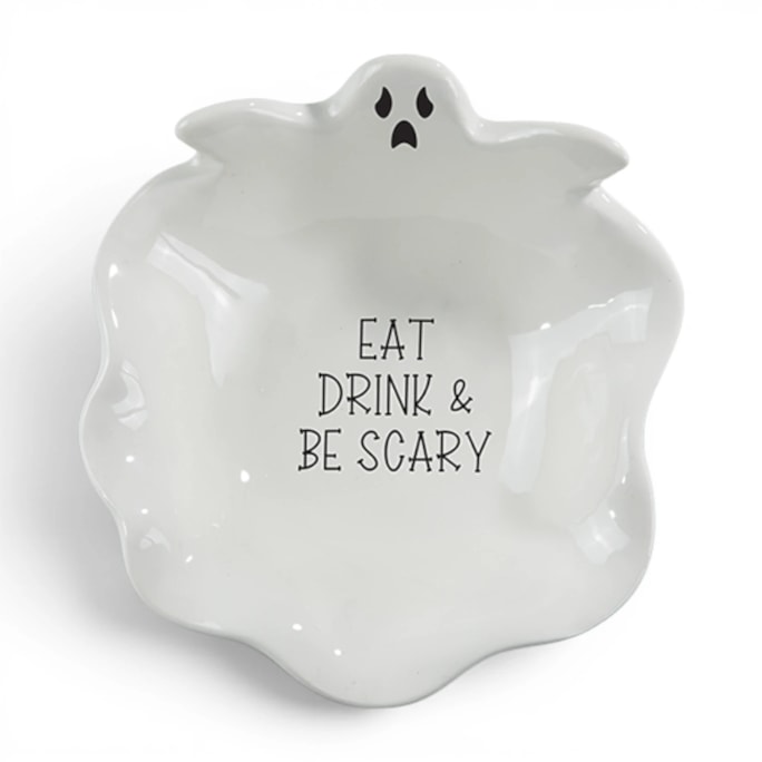Wholesale Halloween Slogan Ghost Bowl | Wholesale Direct