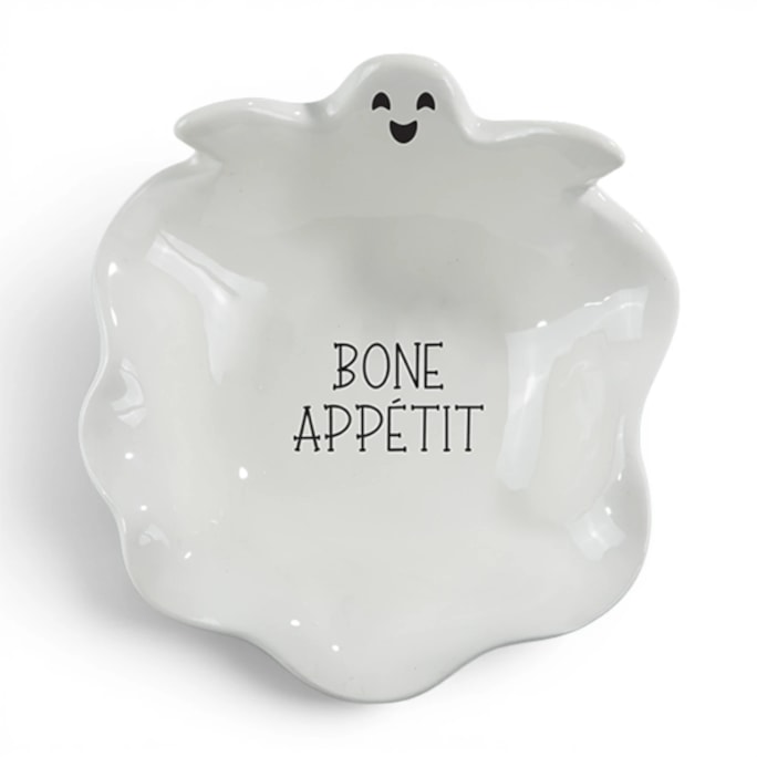Wholesale Halloween Slogan Ghost Bowl | Wholesale Direct Wholesale Halloween Slogan Ghost Bowl | Wholesale Direct