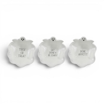Wholesale Halloween Slogan Ghost Bowl | Wholesale Direct
