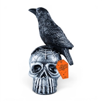 Wholesale Halloween Crow Skull Ornament | Wholesale Direct