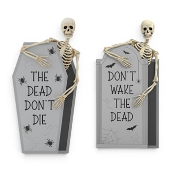Wholesale Halloween Skeleton Tombstones | Wholesale Direct