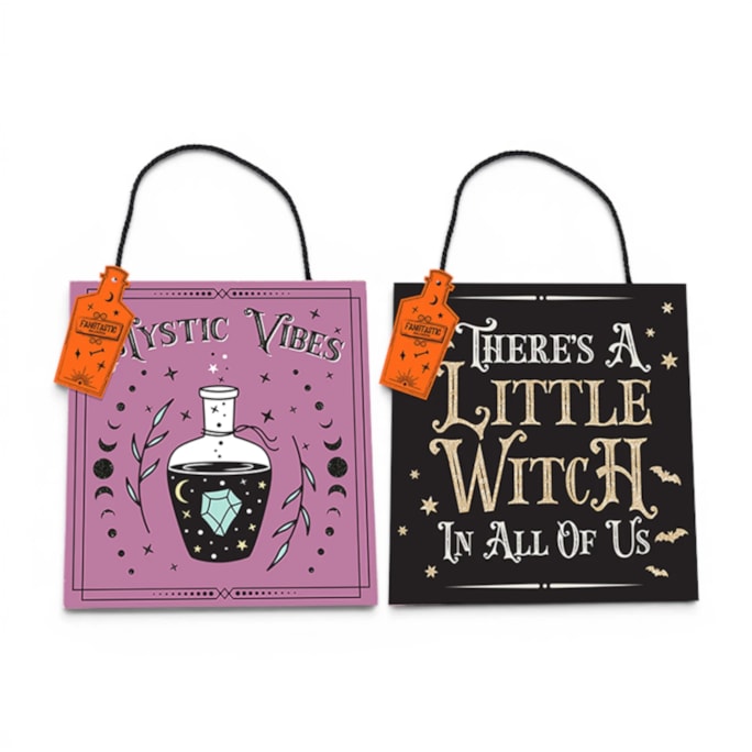 Wholesale Halloween Spooky Hanging Plaque | Wholesale Direct