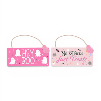Wholesale Halloween Hanging Sign 11 x 25cm | Wholesale Direct