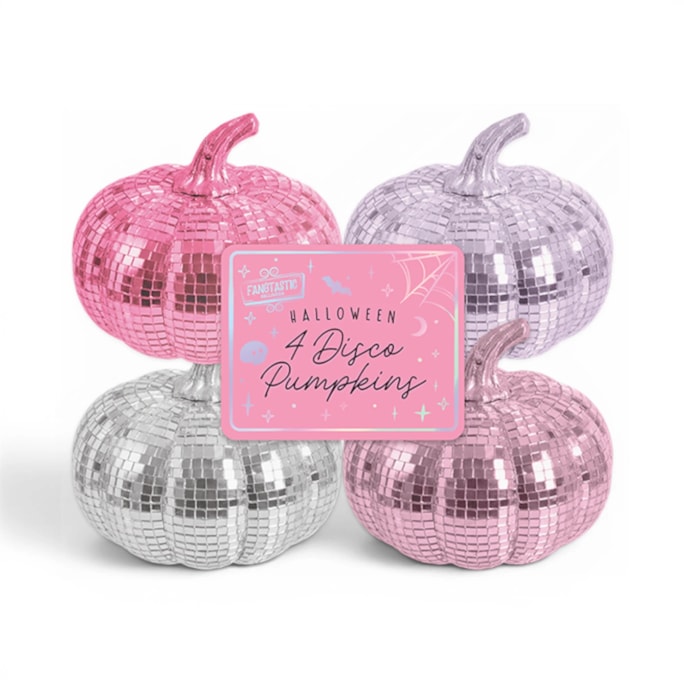 Wholesale Halloween Mini Disco Pumpkin 4pk | Wholesale Direct