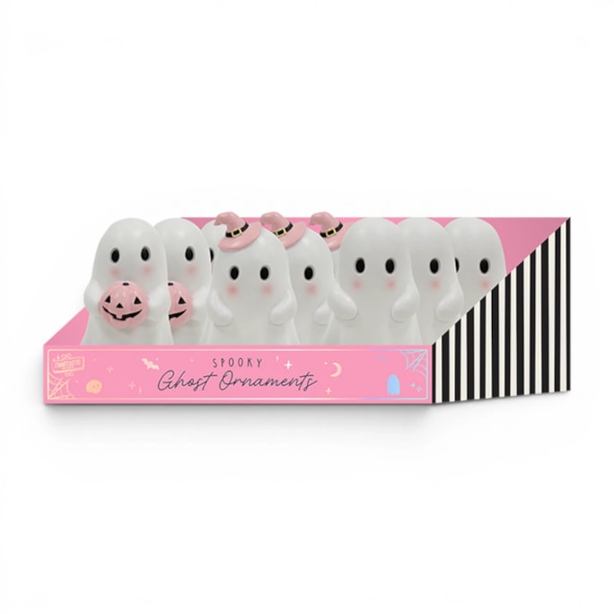 Wholesale Halloween Pink Ghost Ornament CDU | Wholesale Direct