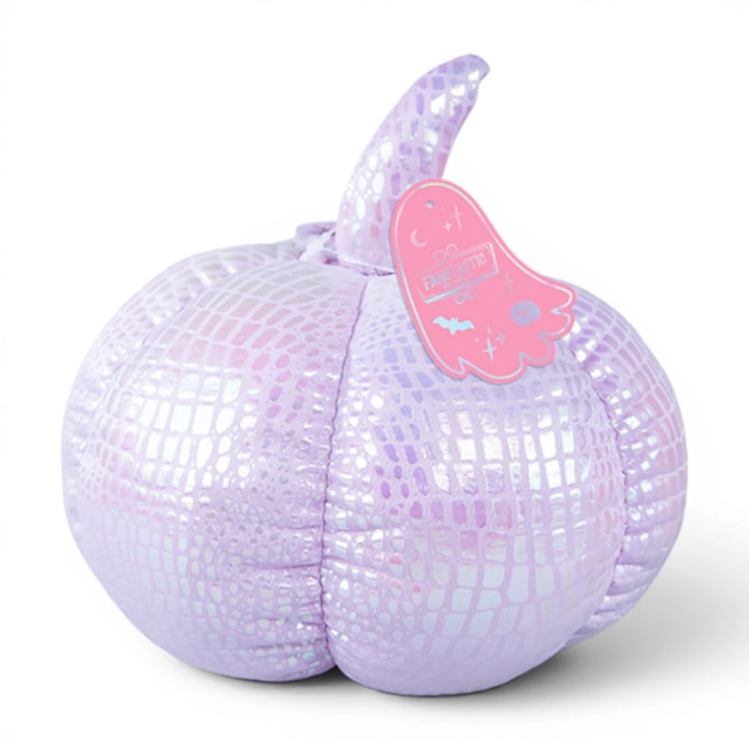 Wholesale Halloween Iridescent Pumpkin Cushion 15cm | Wholesale Direct