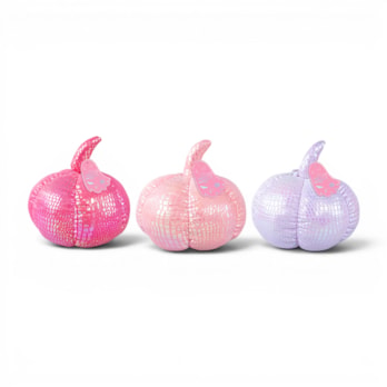 Wholesale Halloween Iridescent Pumpkin Cushion 15cm | Wholesale Direct