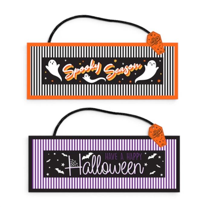 Wholesale Halloween Hanging Sign 18 x 48cm | Wholesale Direct Wholesale Halloween Hanging Sign 18 x 48cm | Wholesale Direct