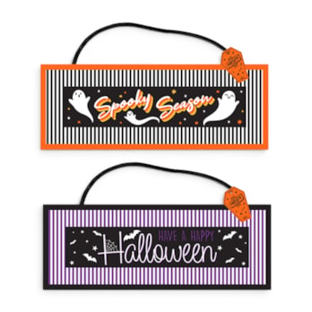Wholesale Halloween Hanging Sign 18 x 48cm | Wholesale Direct