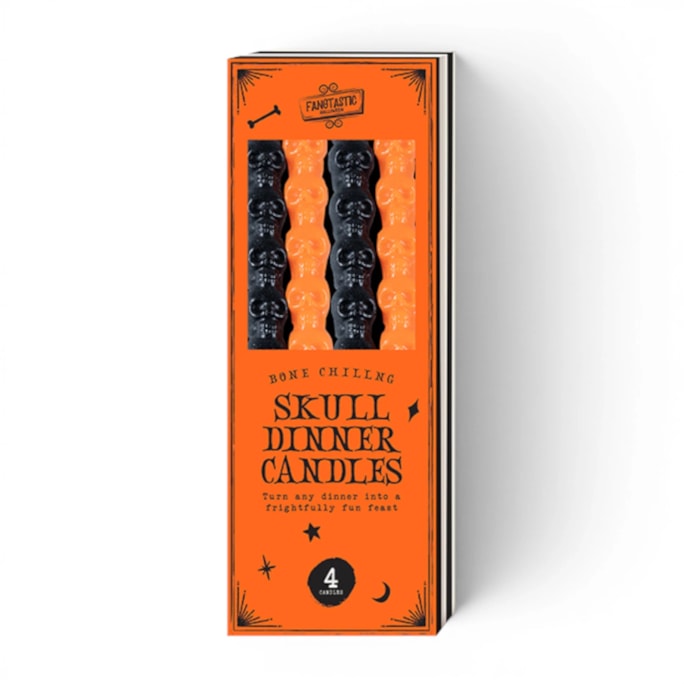Wholesale Halloween Dinner Candles 4pk CDU | Wholesale Direct