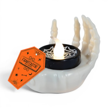 Wholesale Halloween Skeleton Hand With LED Candle | Wholesale Direct