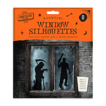Wholesale Halloween Window Silhouette - 2 Pack | Wholesale Direct Wholesale Halloween Window Silhouette - 2 Pack | Wholesale Direct