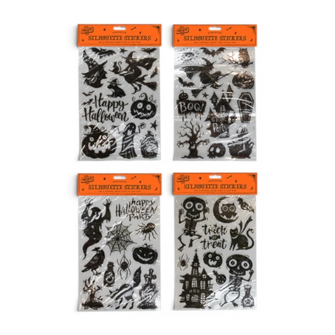 Wholesale Halloween Silhouette Stickers | Wholesale Direct