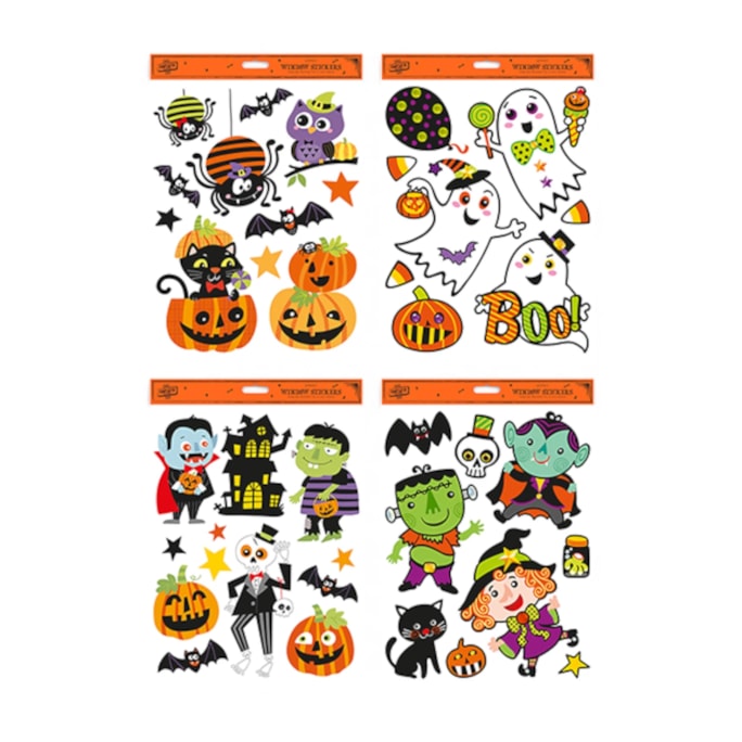 Wholesale Halloween Glitter Window Stickers | Wholesale Direct