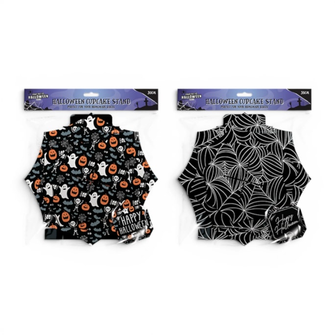 Wholesale Halloween Printed Cupcake Stand 35cm | Wholesale Direct