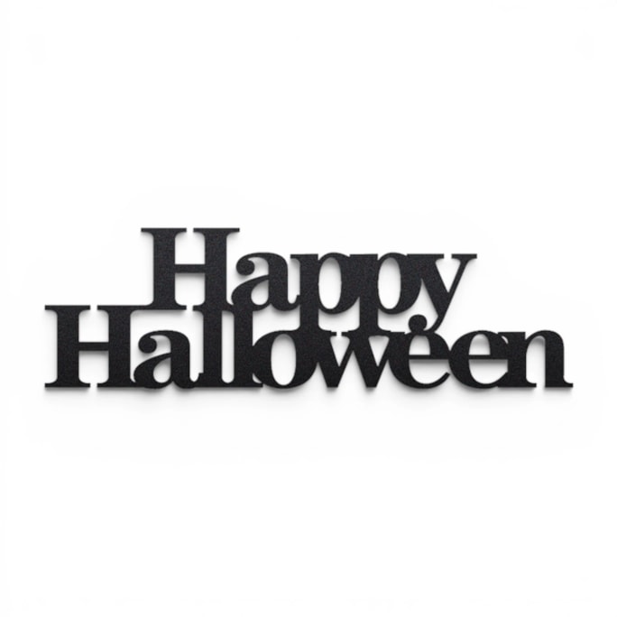 Wholesale Happy Halloween Black Glitter Sign | Wholesale Direct
