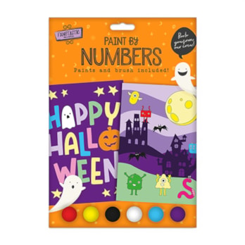 Wholesale Halloween Paint by Numbers 2pk with CDU | Wholesale Direct