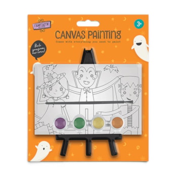 Wholesale Halloween Paint Your Own Canvas with Stand | Wholesale Direct