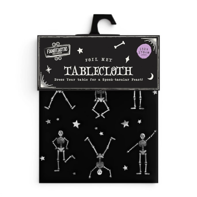 Wholesale Halloween Foil Net Tablecloth 132x178cm | Wholesale Direct