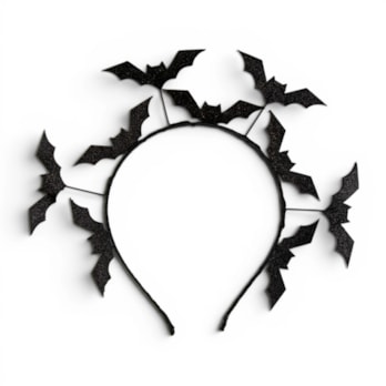 Wholesale Black Glitter Bat Headband | Wholesale Direct