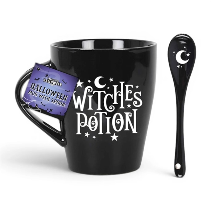 Wholesale Halloween Mug With Spoon 450ml | Wholesale Direct