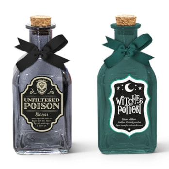 Wholesale Halloween Glass Decorative Potion Bottles | Wholesale Direct