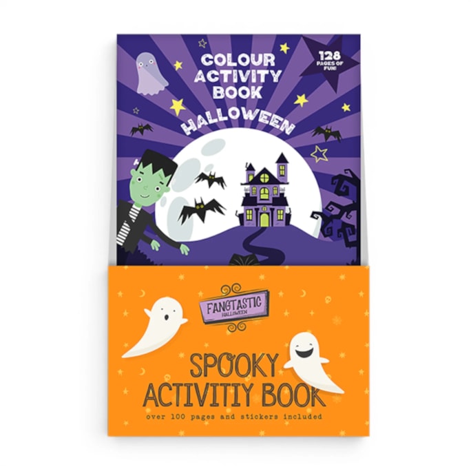 Wholesale Halloween Colour & Activity Book with Stickers CDU | Wholesale Direct