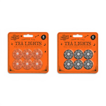 Wholesale Cobweb LED Tea Lights 6pk | Wholesale Direct