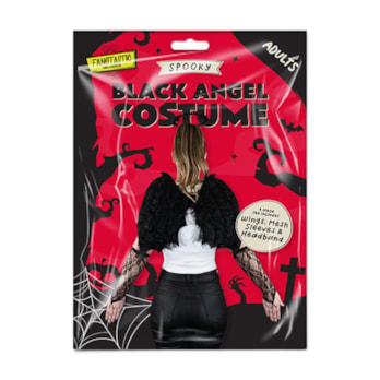 Wholesale Adult's Black Angel Costume | Wholesale Direct