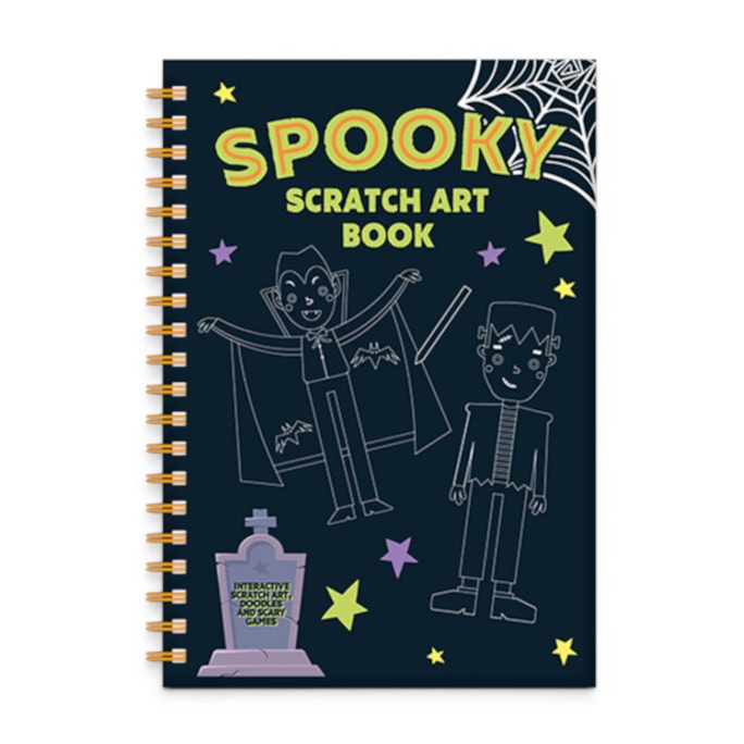 Wholesale Spooky Halloween Scratch Art Book CDU | Wholesale Direct Wholesale Spooky Halloween Scratch Art Book CDU | Wholesale Direct