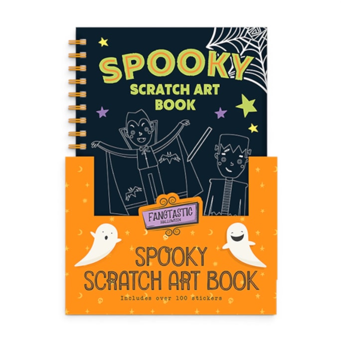 Wholesale Spooky Halloween Scratch Art Book CDU | Wholesale Direct Wholesale Spooky Halloween Scratch Art Book CDU | Wholesale Direct