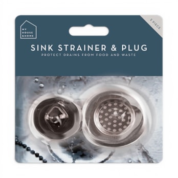 Wholesale Sink Strainer & Plug Set - 2 Piece | Wholesale Direct Wholesale Sink Strainer & Plug Set - 2 Piece | Wholesale Direct