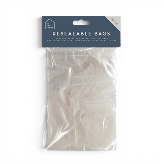 Wholesale Resealable Bags - 50 Pack | Wholesale Direct