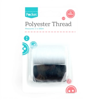 Wholesale Polyester Thread 500m - 2 Pack | Wholesale Direct Wholesale Polyester Thread 500m - 2 Pack | Wholesale Direct
