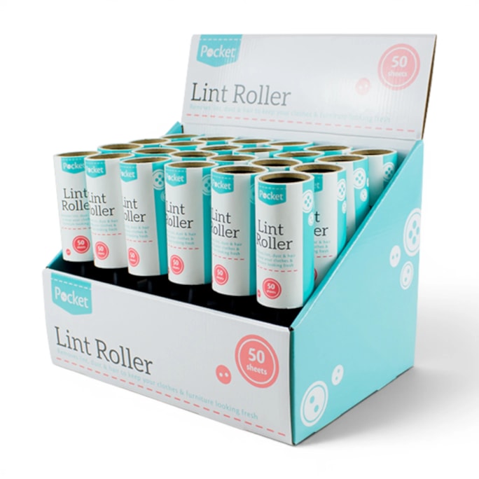 Wholesale Lint Roller - 50 Sheets CDU | Wholesale Direct