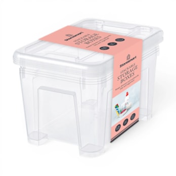 Wholesale Storage Box with Lid 2.2L 4pk | Wholesale Direct