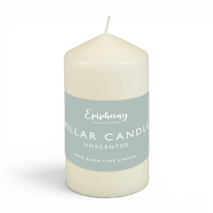 Wholesale Unscented Pillar Candle Medium | Wholesale Direct