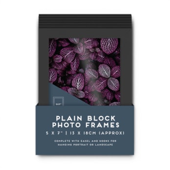 Wholesale Black Block Photo Frame 5 X 7" 1pk CDU | Wholesale Direct Wholesale Black Block Photo Frame 5 X 7" 1pk CDU | Wholesale Direct