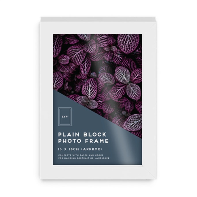 Wholesale White Block Photo Frame 5 X 7" 1pk CDU | Wholesale Direct Wholesale White Block Photo Frame 5 X 7" 1pk CDU | Wholesale Direct