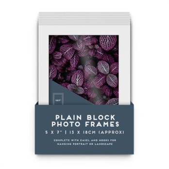 Wholesale White Block Photo Frame 5 X 7" 1pk CDU | Wholesale Direct Wholesale White Block Photo Frame 5 X 7" 1pk CDU | Wholesale Direct