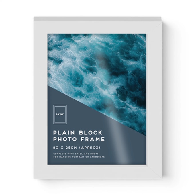 Wholesale White Block Photo Frame 8 X 10" 1pk CDU | Wholesale Direct