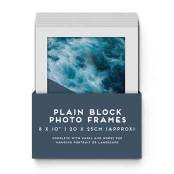 Wholesale White Block Photo Frame 8 X 10" 1pk CDU | Wholesale Direct